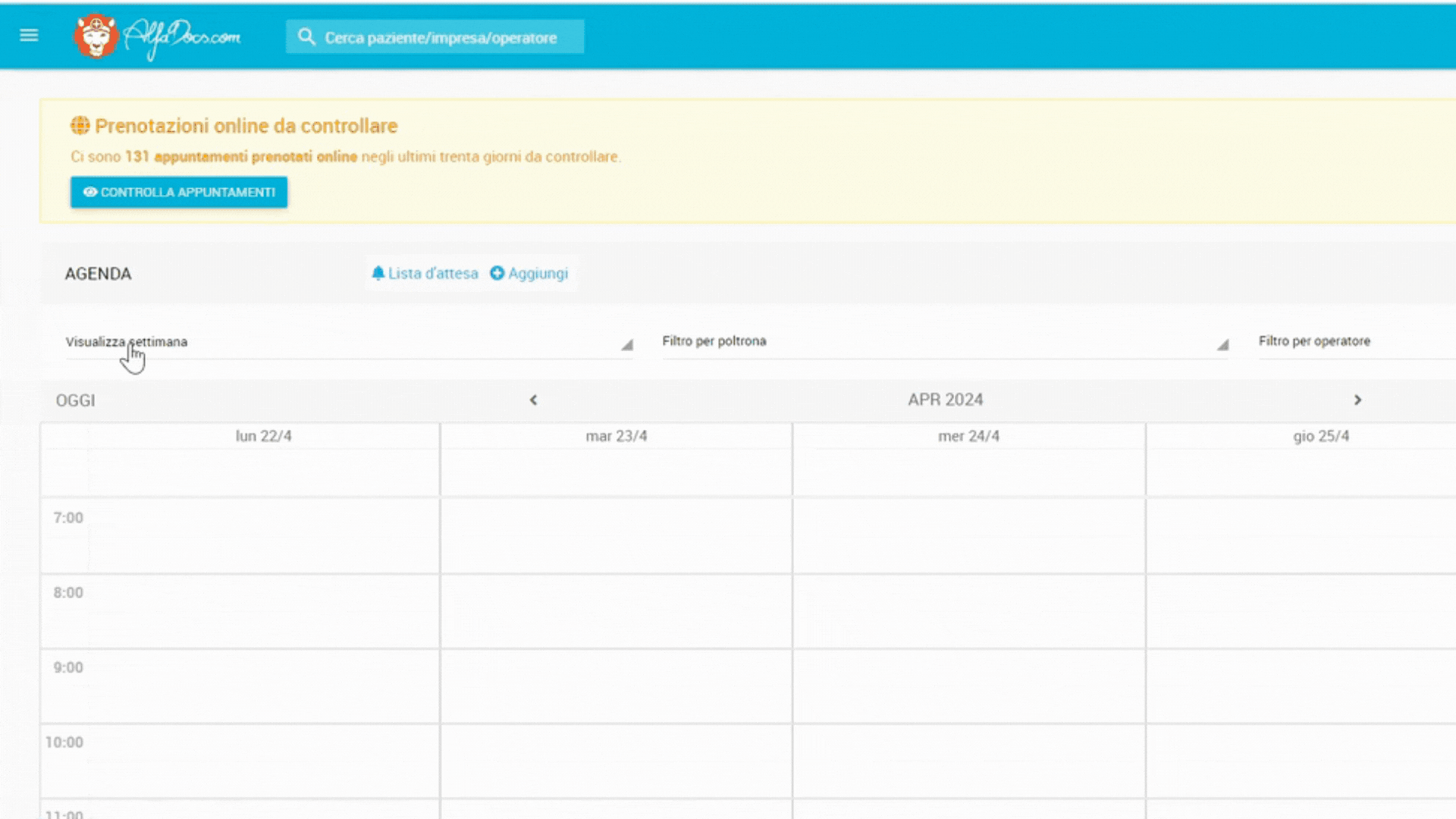 Calendar - Waiting List - Add  Property Operator + UI Improvements