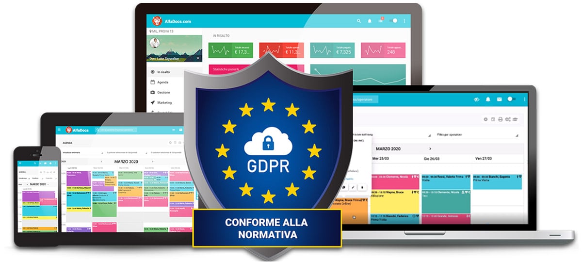 Conforme alla normativa GDPR