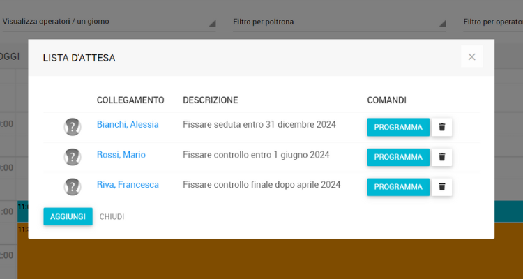 comunicazioni medico segreteria